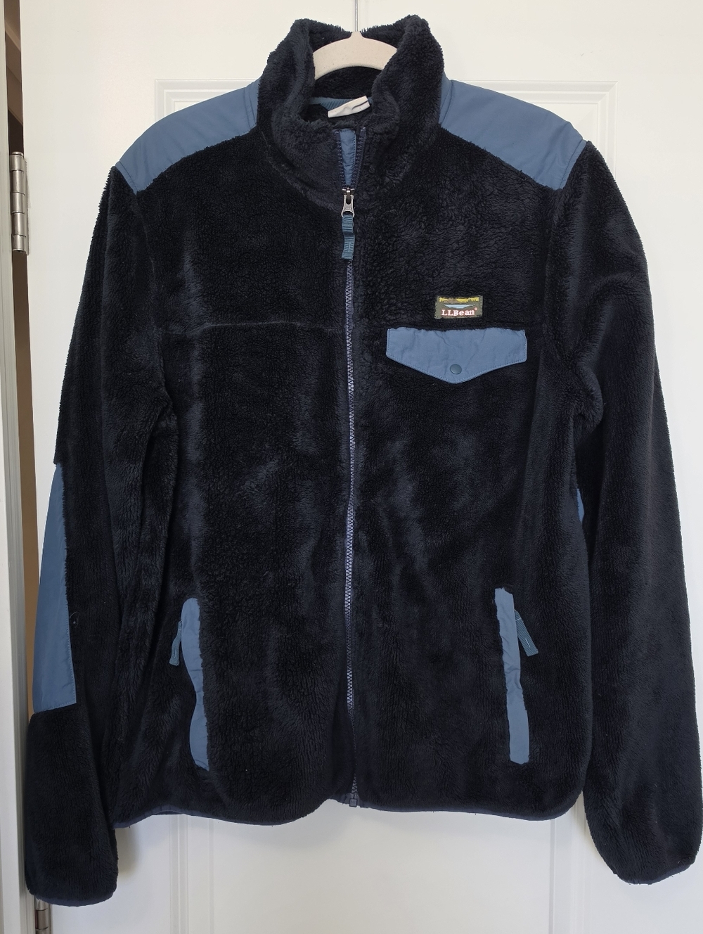 L.L.Bean Sherpa Fleece Jacket Trail Outdoor Gorpcore Full Zip Size L - Picture 2 of 11
